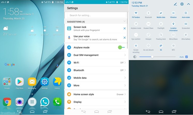 Samsung Galaxy Note 5 Theme v2.0 for EMUI 5.0 (Huawei Theme)