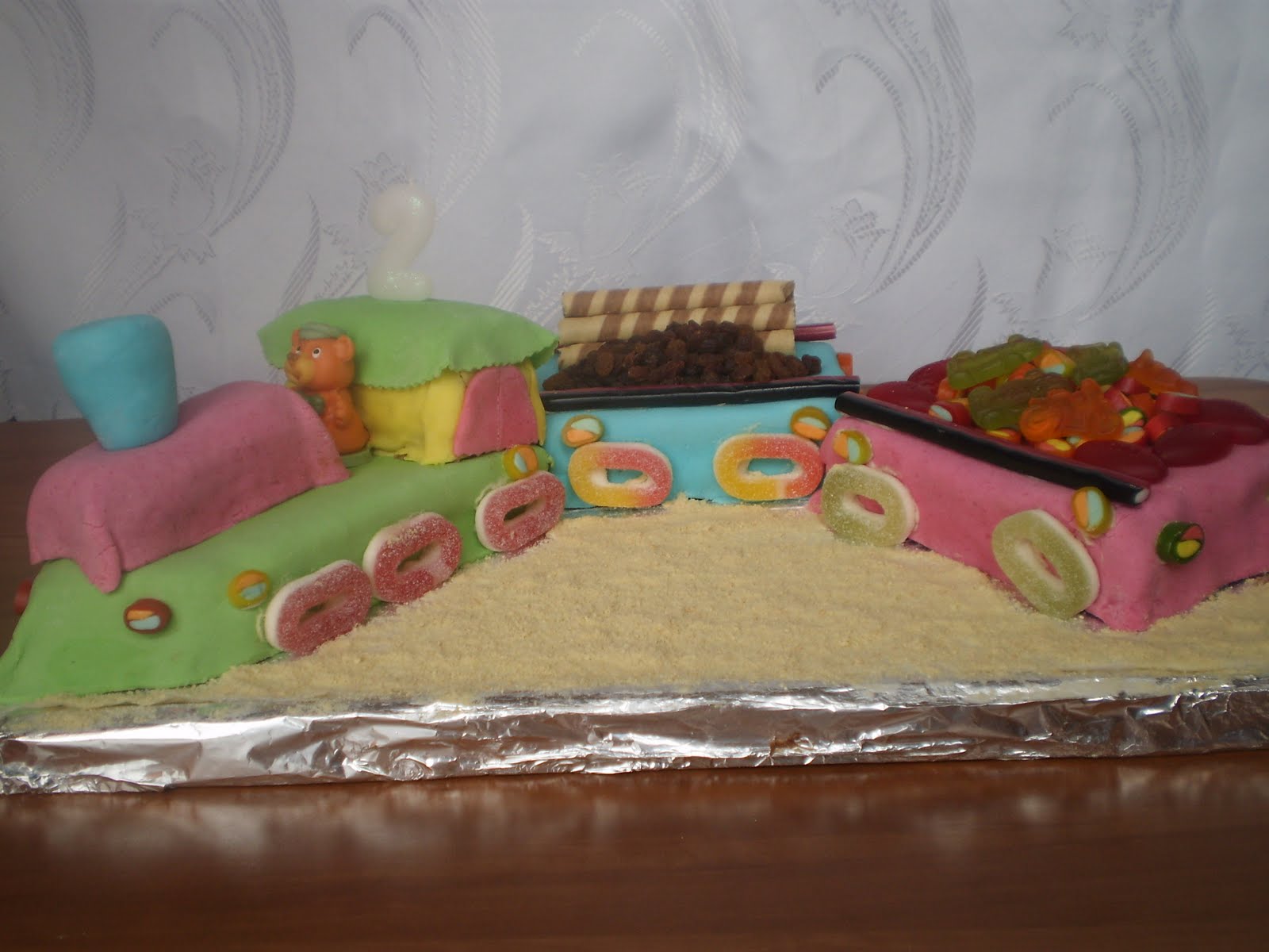 Csipkerózsika Vonatos Torta