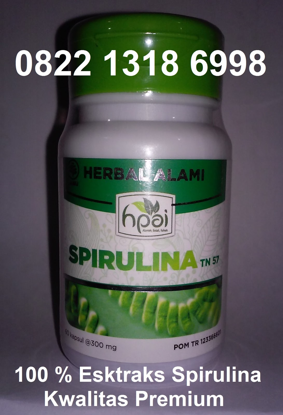 Khasiat Manfaat kapsul SPIRULINA asli BPOM untuk kesehatan tubuh 2