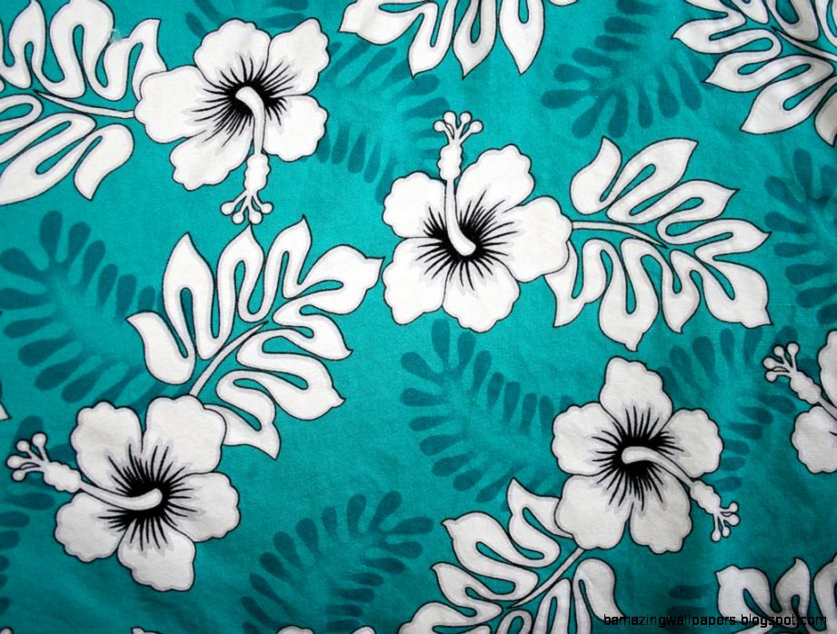 Hawaiian Print Desktop Wallpaper
