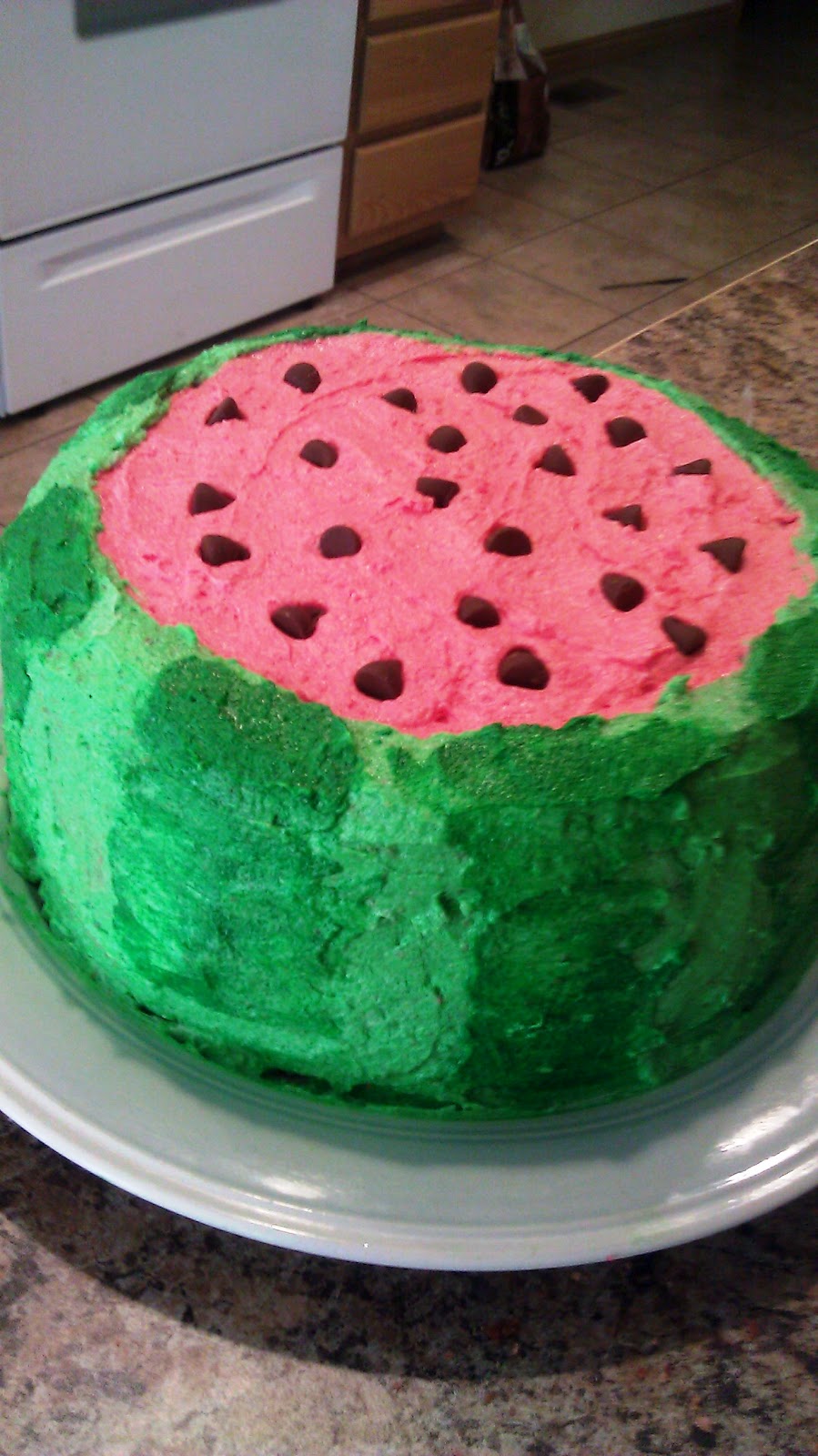 Flour and Oil: Watermelon Cake