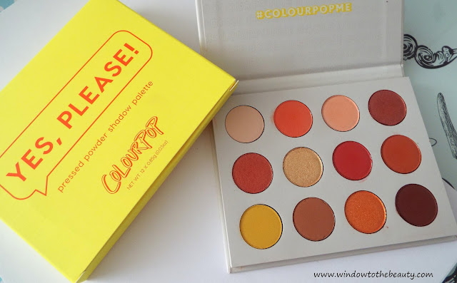 Palette Yes, Pleas colourpop