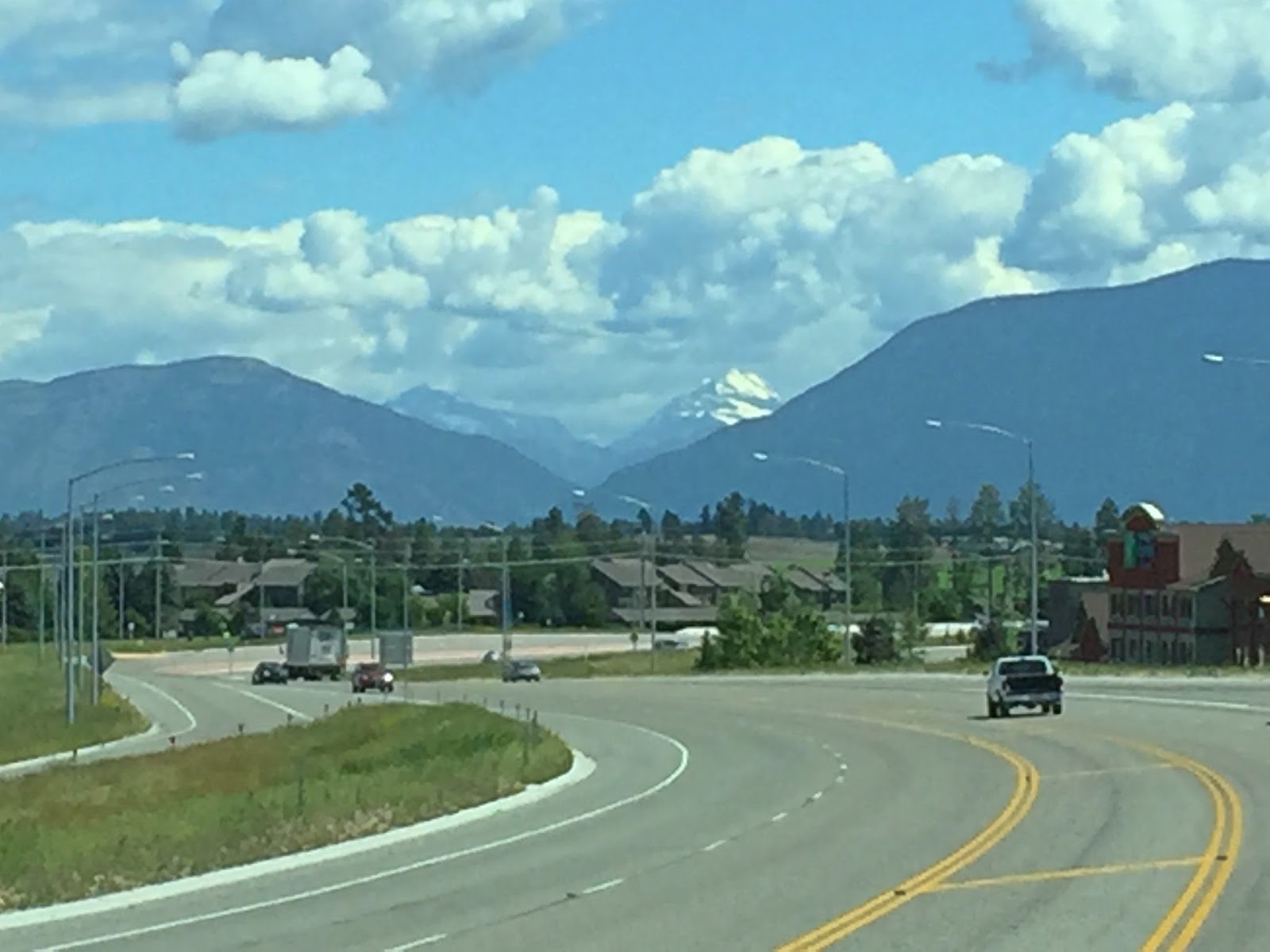 BLUE SKY AHEAD Road Trip from Lakeside to Coram, Montana, via US93