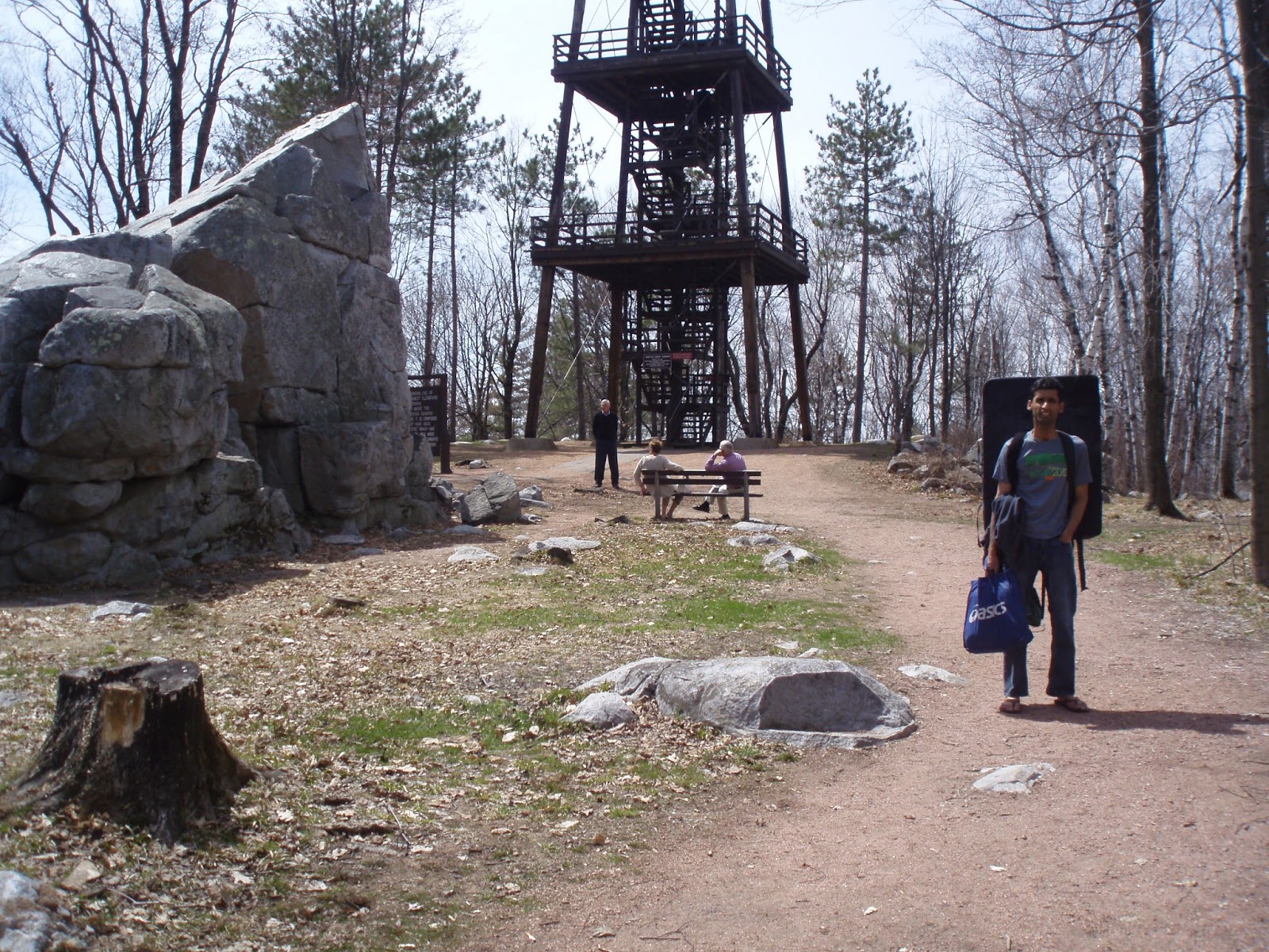 Trails and Rocks Climbing at Rib Mountain, Wausau