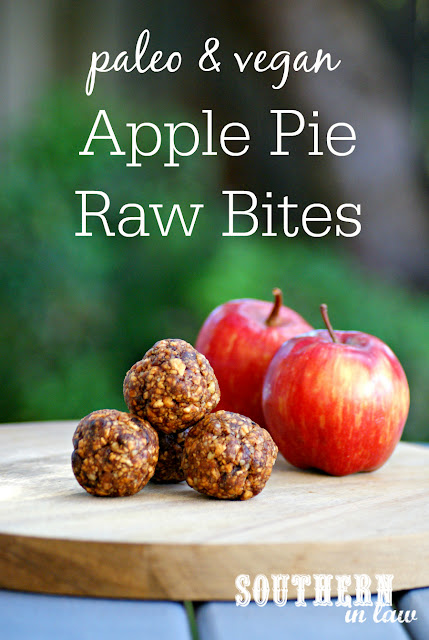 Healthy Apple Pie Raw Balls Recipe - raw bites, vegan, paleo, grain free, gluten free, sugar free, healthy snack, clean eating recipe, energy bites