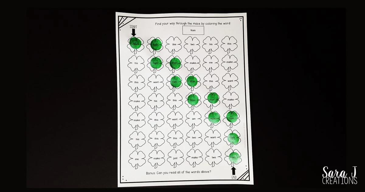 Sight word mazes make the perfect printable practice activities for reviewing sight words.  Fully editable and different mazes for each month of the year - year round practice.