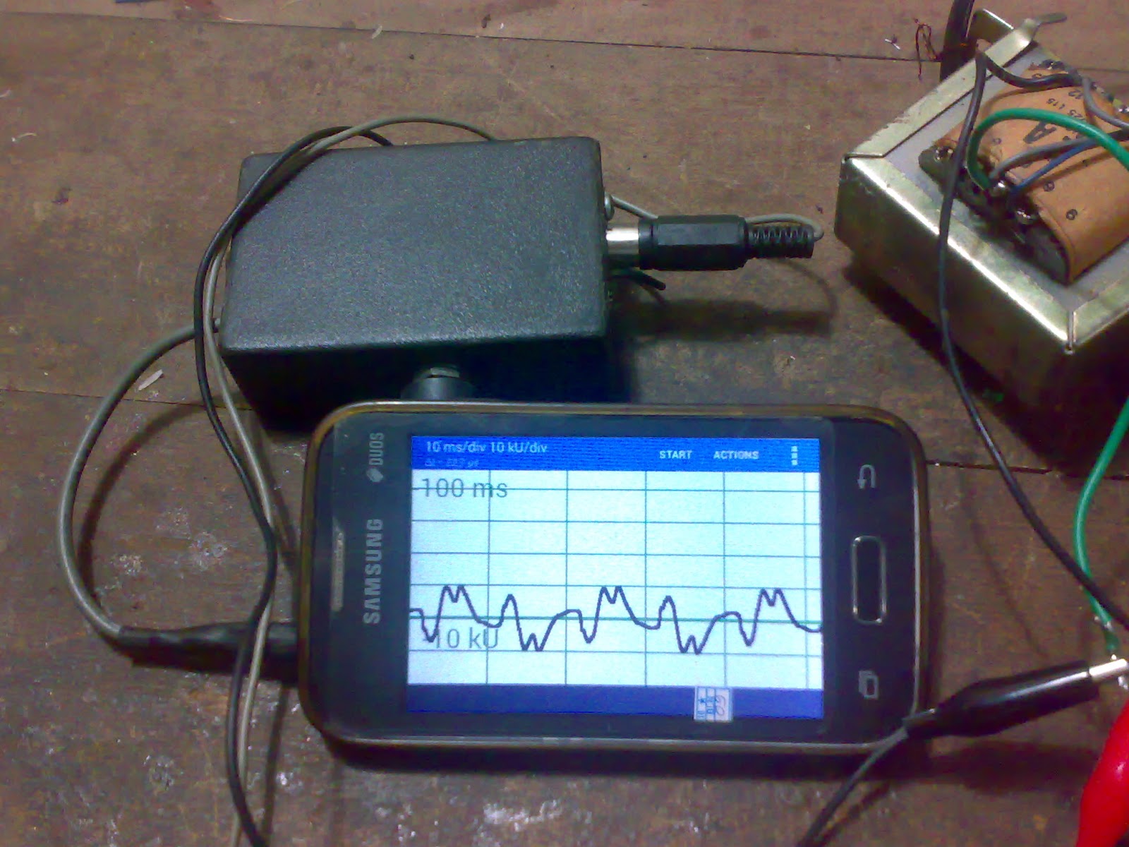 Elektronika Membuat Osiloskop Pakai Hp Android