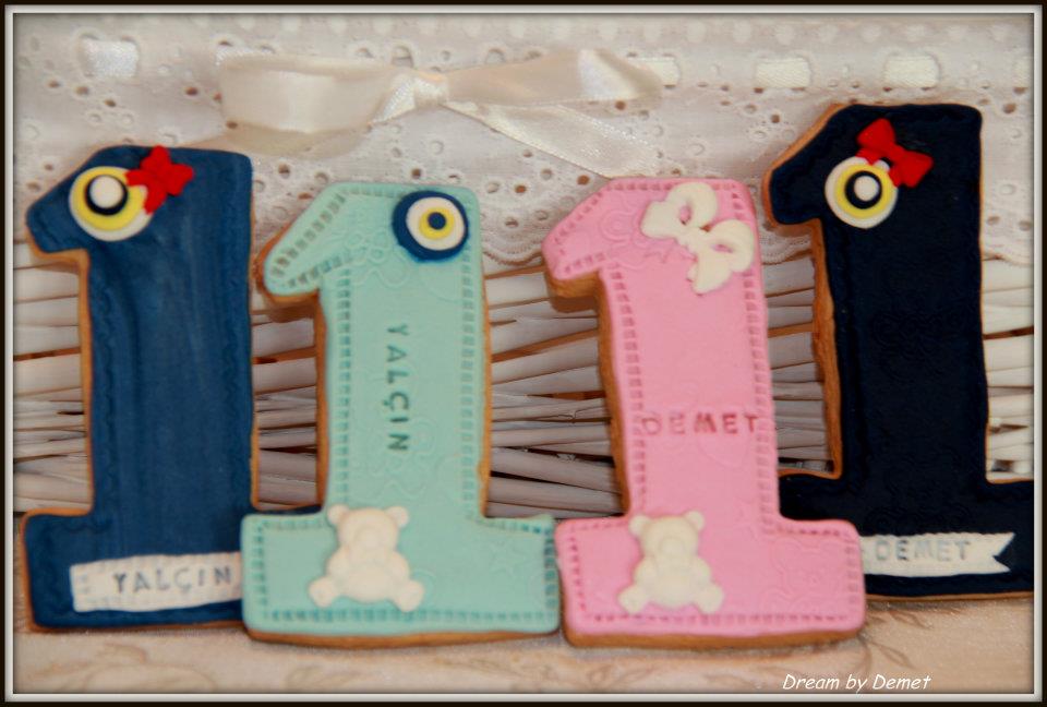DREAM By Demetİstanbul butik pasta,kurabiye,cupcake 1 YAŞ KURABİYELERİ