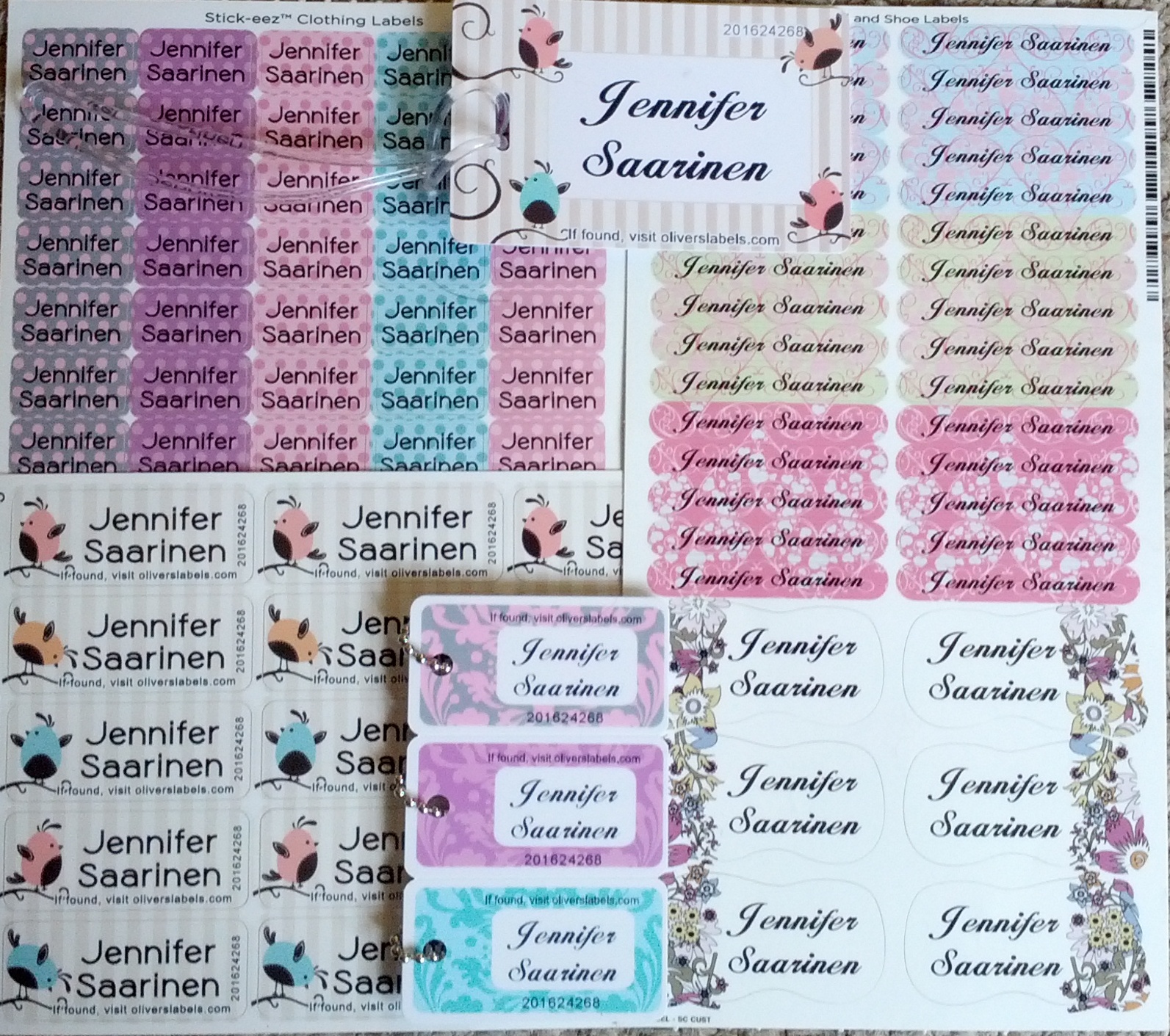 Oliver's Labels By Jennifer Get ready for BacktoSchool with Oliver