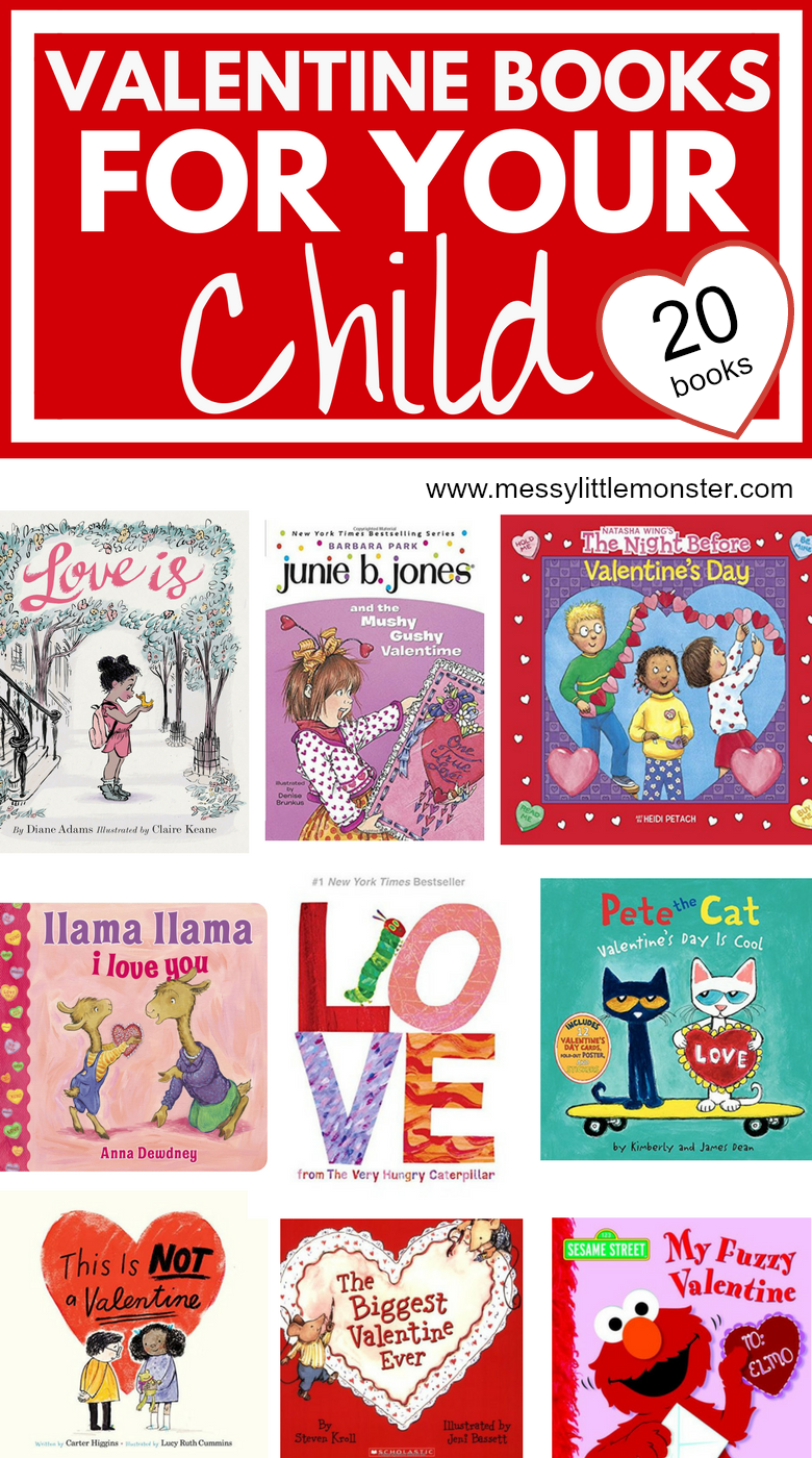 Valentine's day inspired books for kids. 20 love and kindness themed stories for young children. Great for toddlers and preschoolers.