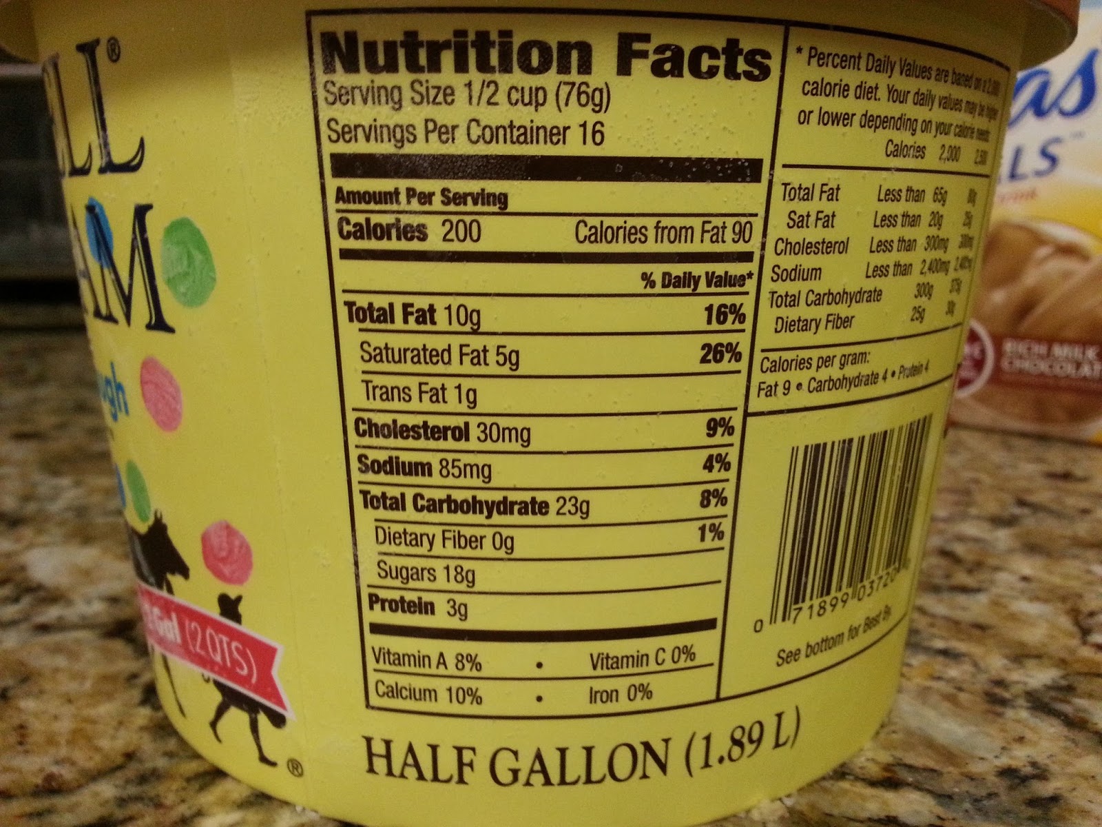 food and ice cream recipes READER REVIEW Steve's Review of Blue Bell Krazy Kookie Dough