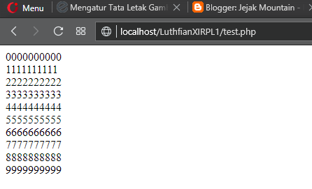Pengertian Nested Loop (Perulangan Bersarang) - Jejak Mountain