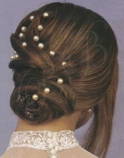 Latest Bun And Messy Bun Hair Styles For Young Brides From 
