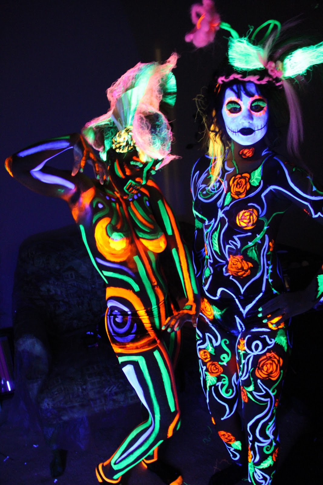 What's up with Rose? black light painting subzero