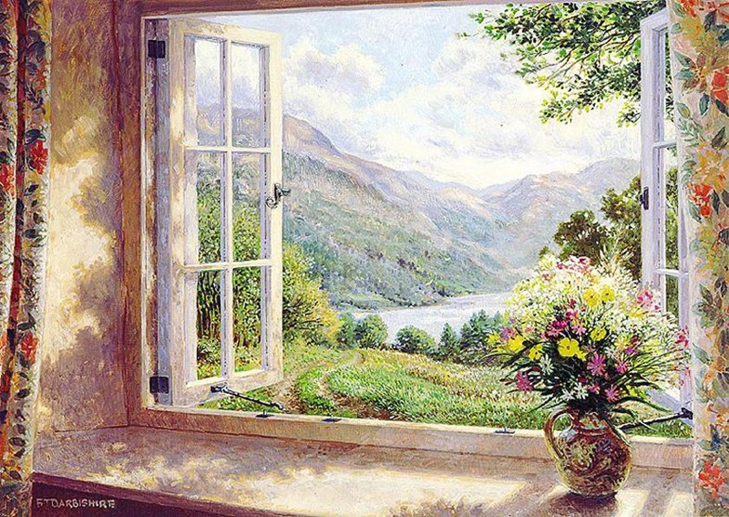 Stephen Darbishire 1940 | British Interiors and Landscape painter Stephen Darbishire 1940 | British Interiors and Landscape painter