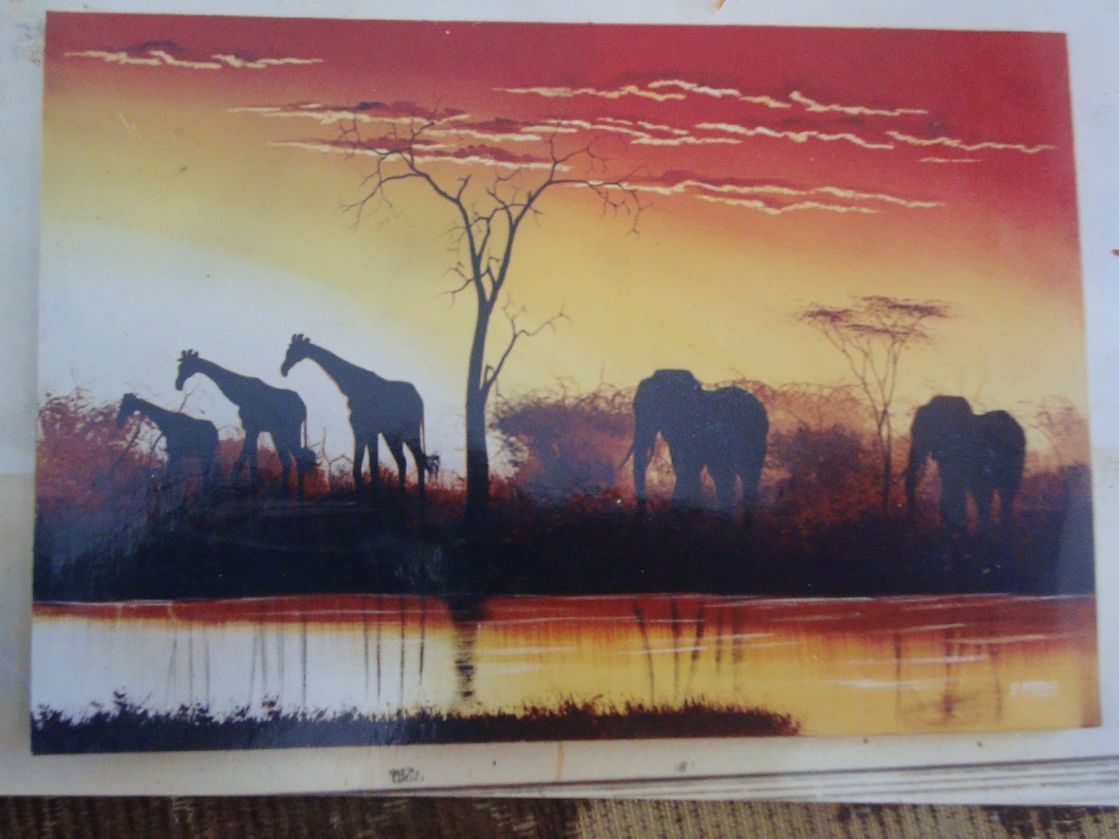 Creative Arts Paintings Kenya Animal Paintings