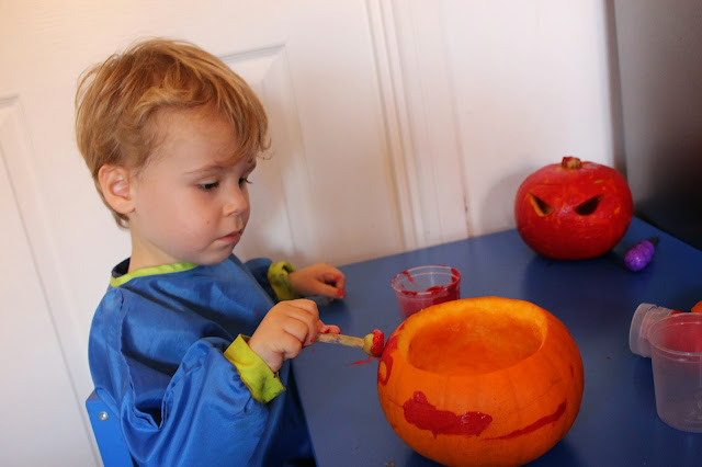 pumpkin painting for kids