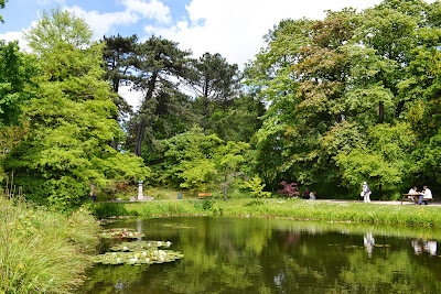 lake indside Botanical garden lund