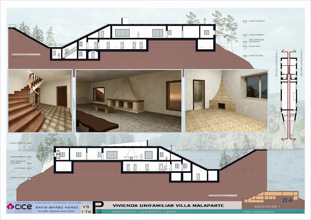 Algargos, Arte e Historia: VILLA MALAPARTE. LA CASA HECHA A LA MEDIDA