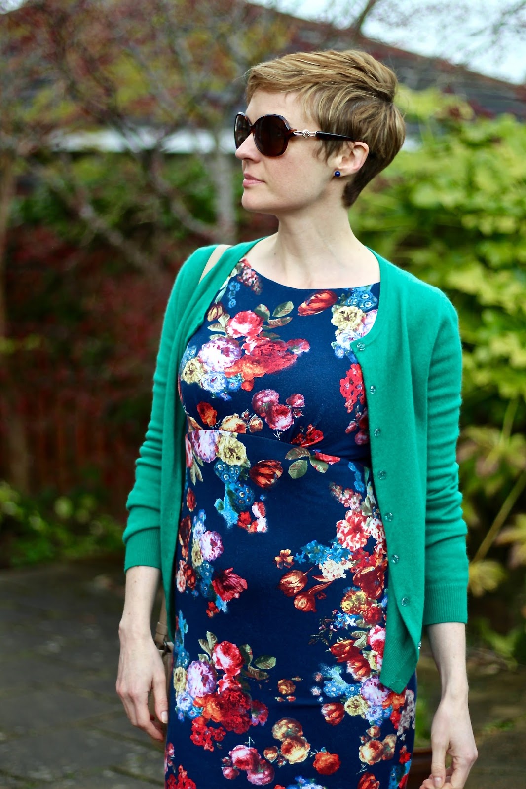 Spring Outfit Formula Floral Dress & White Trainers FAKE FABULOUS