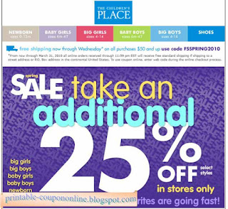 Free Printable Childrens Place Coupons Free Printable Childrens Place Coupons