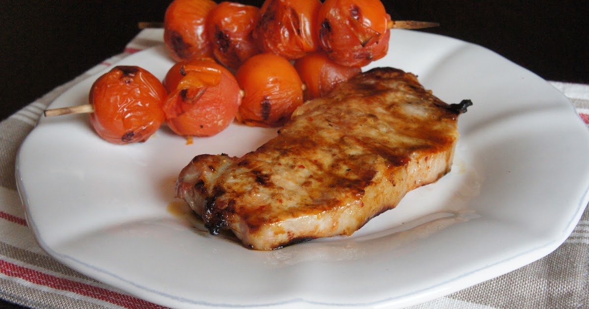 Côtes de porc barbecue, miel, moutarde