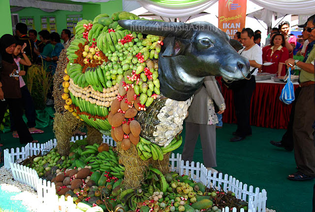 Decoration during the Kaamatan Festival