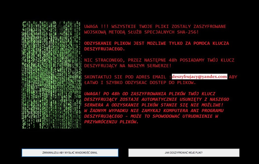 FORMA Ransomware lock note