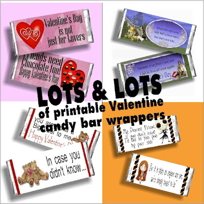Don't just give a Valentine's Day card this year! Give chocolate AND a card! You'll be the best Valentine EVER and it will be so easy with this round up of LOTS and LOTS of printable Valentine Candy bar wrappers for you to print and give. #valentinesdaygift #candybarwrapper #chocolate #valentinescard #diypartymomblog