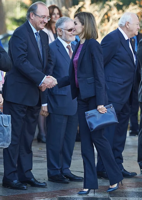 Queen Letizia of Spain attends a meeting with 'Mujeres Por Africa' foundation (Women for Africa) at the Cecilio Rodriguez Garden