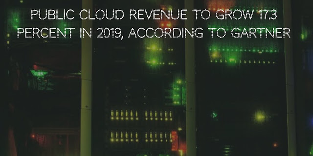 Public Cloud Revenue to Grow 17.3 Percent in 2019, according to Gartner