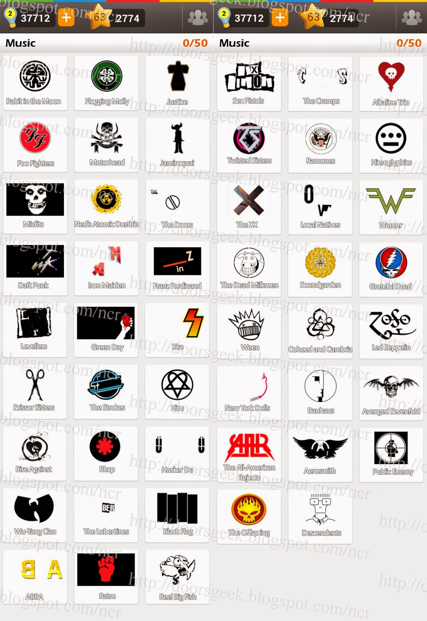 Logo Guess the [Bonus] Music Geek