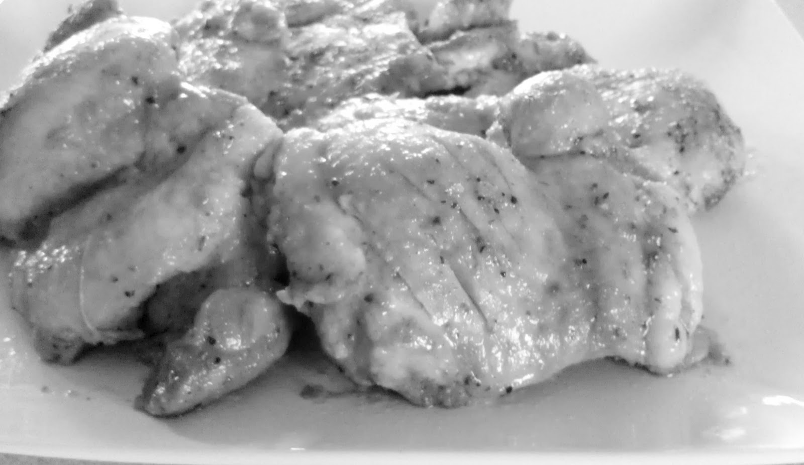 BBQ Blog Chicken Thighs in a Skillet with Lawry's Seasoning
