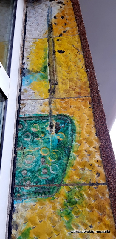 Warszawa Warsaw Ochota ceramika warszawskie mozaiki dekoracja Cepelia