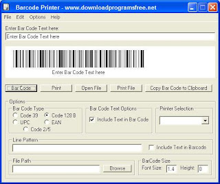 برنامج باركود Barcode Printer