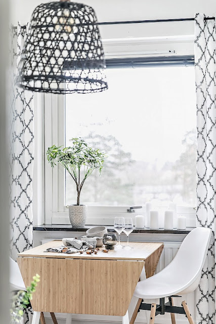Black & White charming Scandinavian apartment
