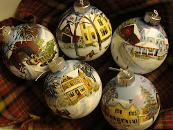 ornaments christmas glass painted hand country crafts paint painting