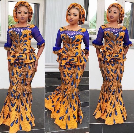 Long Skirt and Blouse Combinations Ankara Lovely Styles DeZango