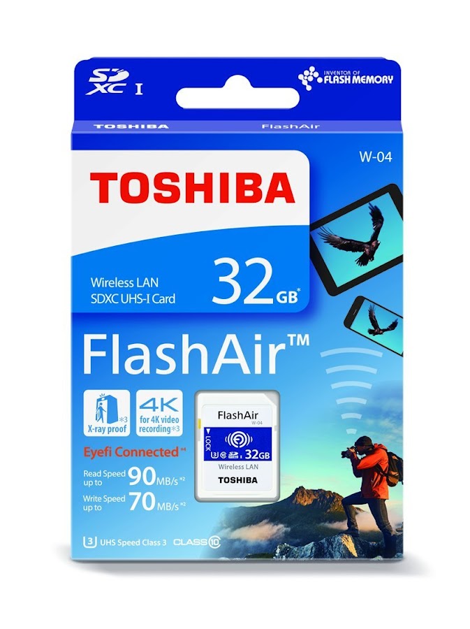 tarjeta SD wifi Flashair de Toshiba 
