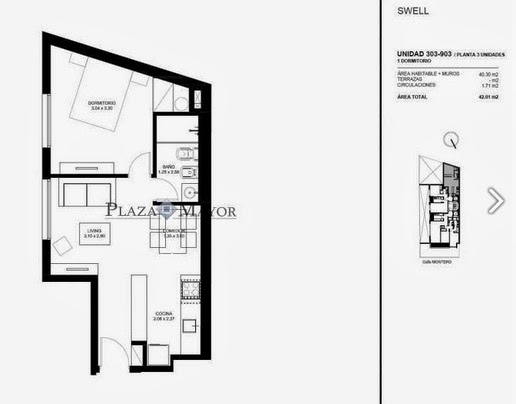 Unidad 303 - 903 Edificio Swell Unidad 303 - 903 Edificio Swell