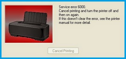 quitar el error 6000 en impresoras Canon