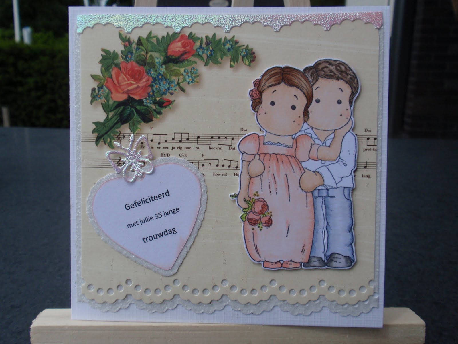 jopies kaarten: 35 jaar getrouwd