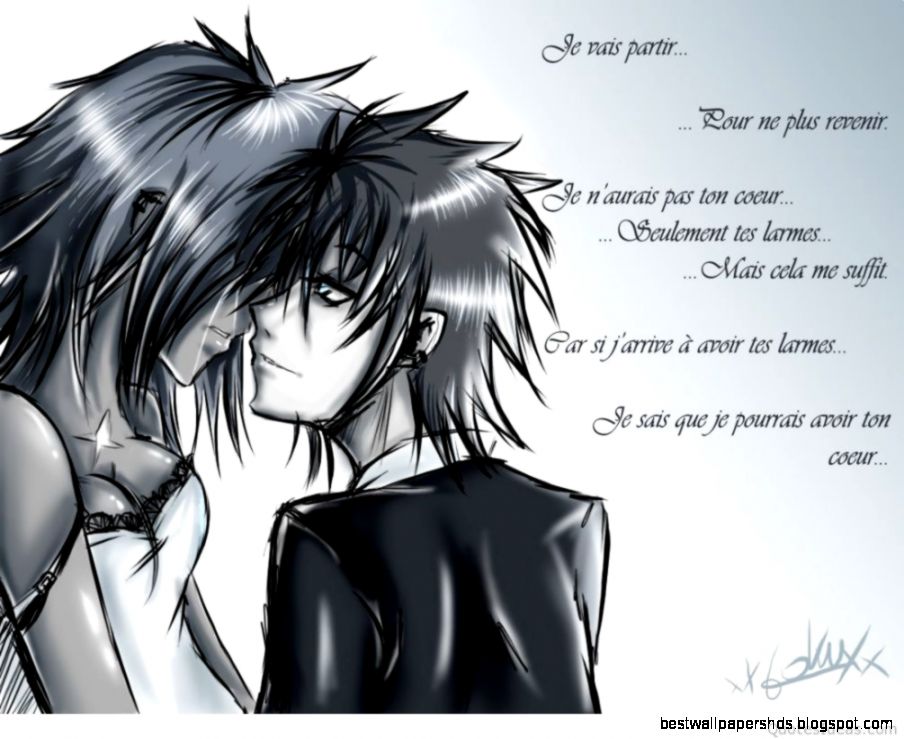 sad love anime wallpapers