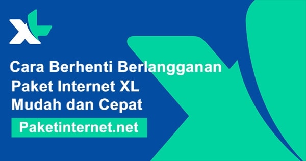 Cara Berhenti Paket Internet XL