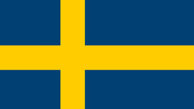 Bendera Negara Swedia Anggota Uni Eropa (EU)