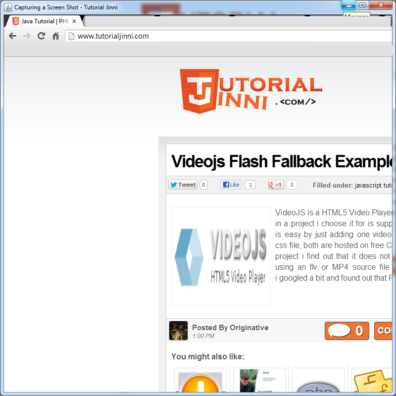 Java Tutorial PHP Tutorial ExtJS Tutorial EBooks Database