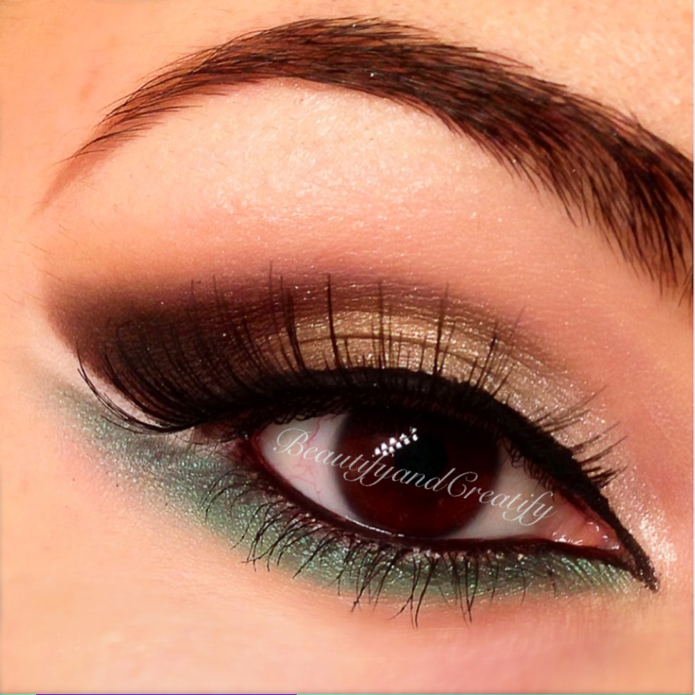 Elegant Makeup Look with Pop of Color