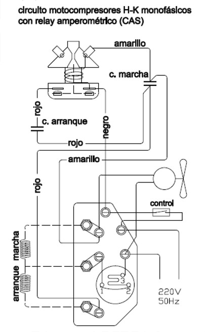 Refrigeración y servicios - San Nicolás: Circuito eléctrico compresor