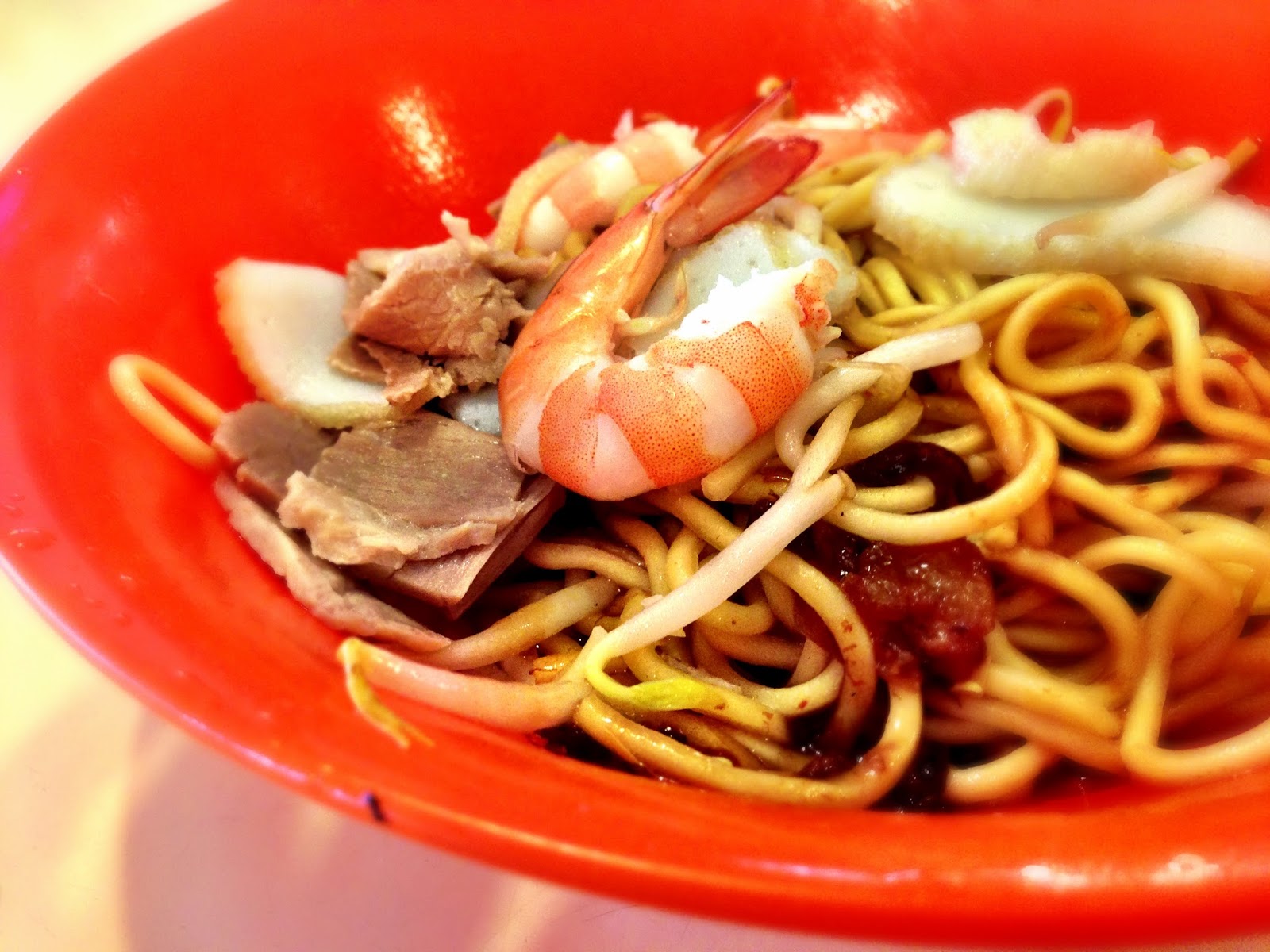 The Silver Chef Traditional Famous Prawn Mee at Bedok South Amazing