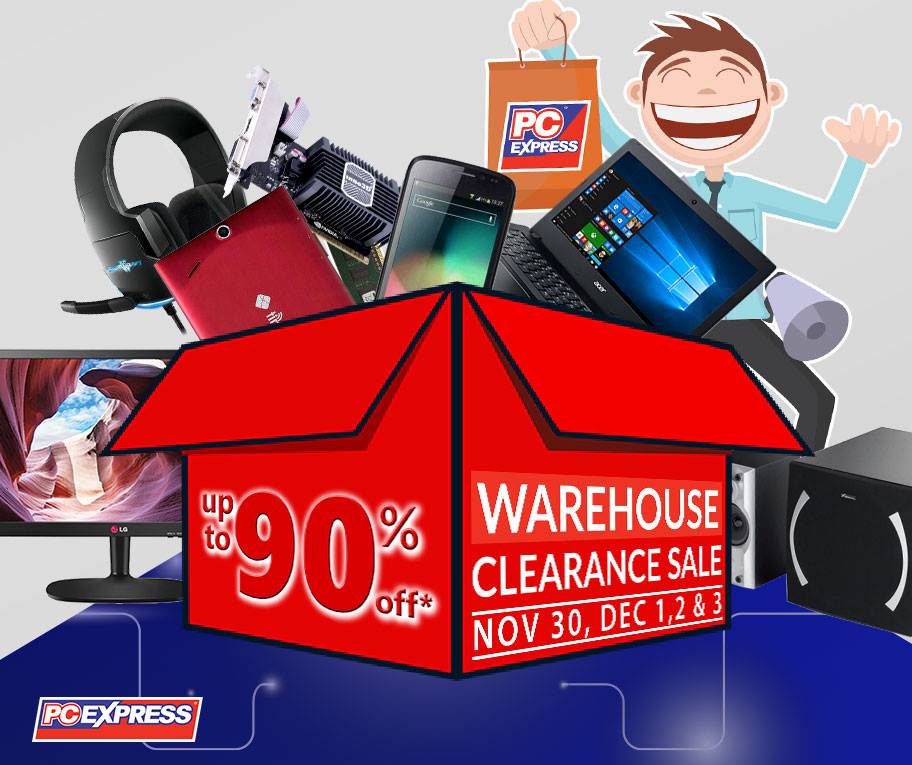 Manila Shopper PC Express Warehouse Clearance SALE Dec 2017
